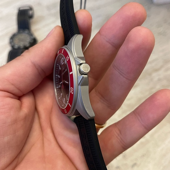 SERGIO TACCHINI STREAMLINE MENS SILICON SPORTS WATCH 44mm! - Picture 4 of 9